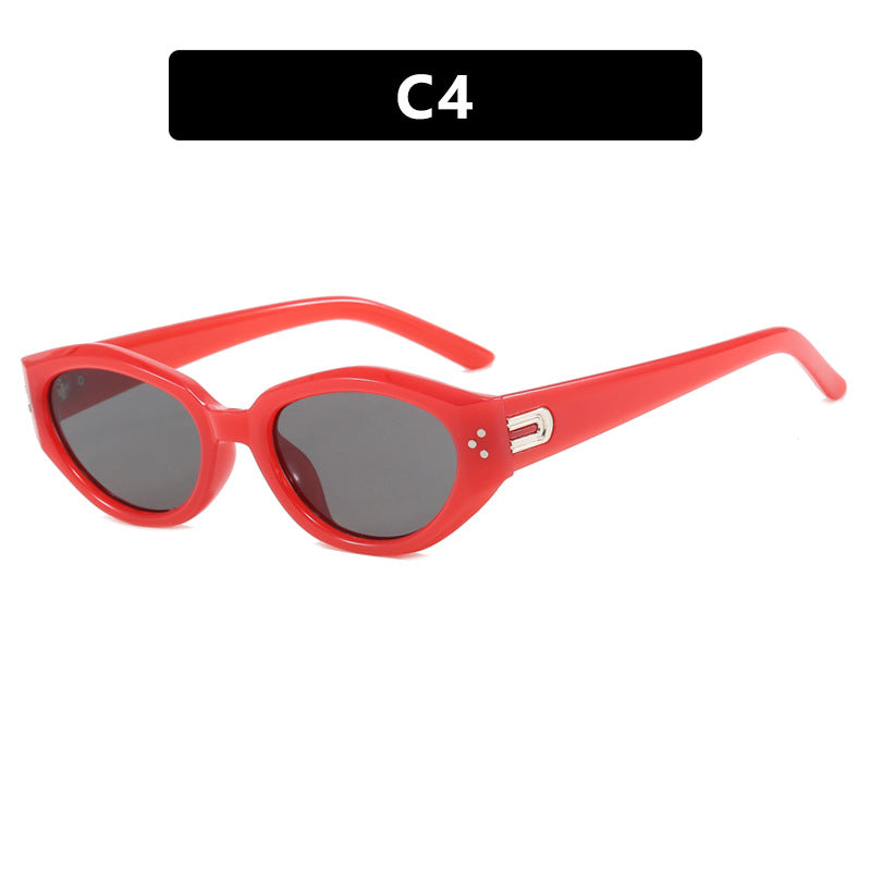 Women Cat-Eye Sunglasses with accentuated transparent frame and UV protection Kalsten