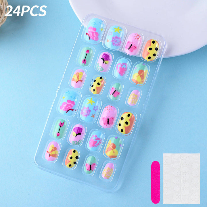Themed Summer Beach Nail Art Press-On Nails Kalsten