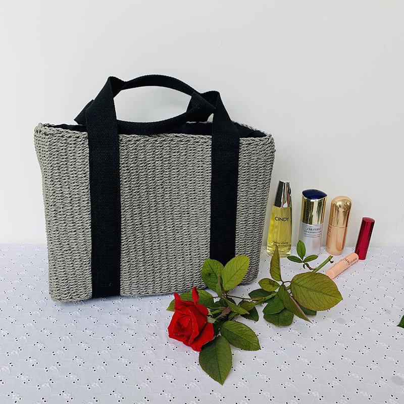 Sustainable basket bag with sturdy carrying handles Kalsten