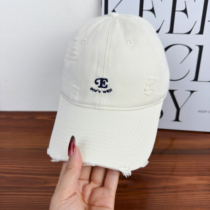 Unisex Distressed Denim Cap Kalsten