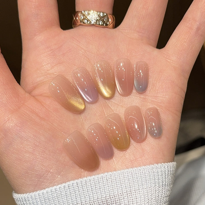 Acrylic Nail Set with Gradient Kalsten