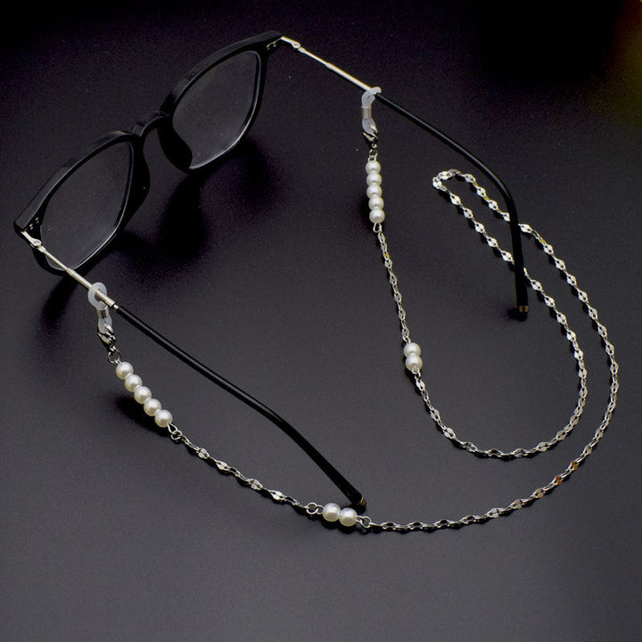Decorative Pearl-Linked Eyewear Chain Kalsten