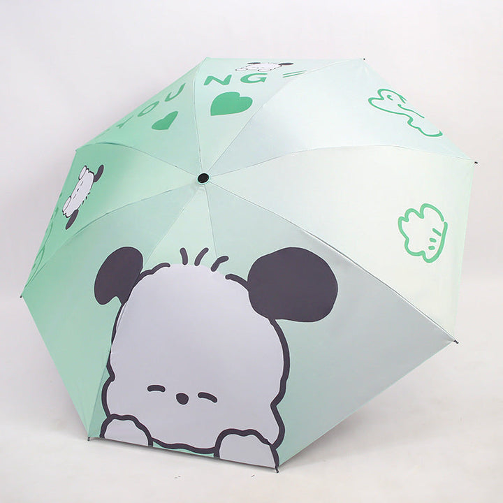 Women's Folding Kid's Umbrella with Cute Animal Designs Kalsten