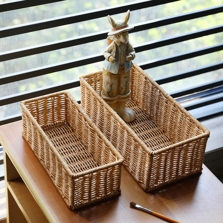 Rectangular Woven Organizer Basket Kalsten