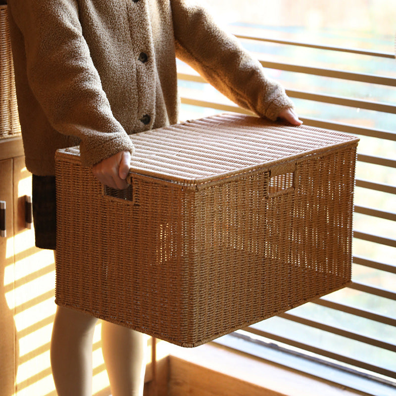Decorative Woven Storage Chest Kalsten