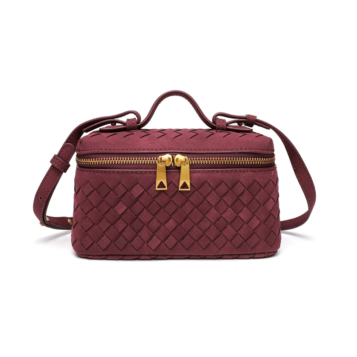 Textured Woven Crossbody Bag Acalora