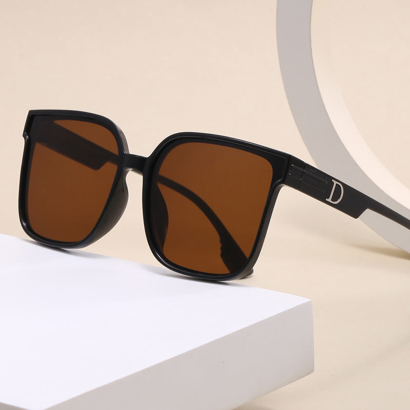 Women stylish square sunglasses with transparent frame Kalsten