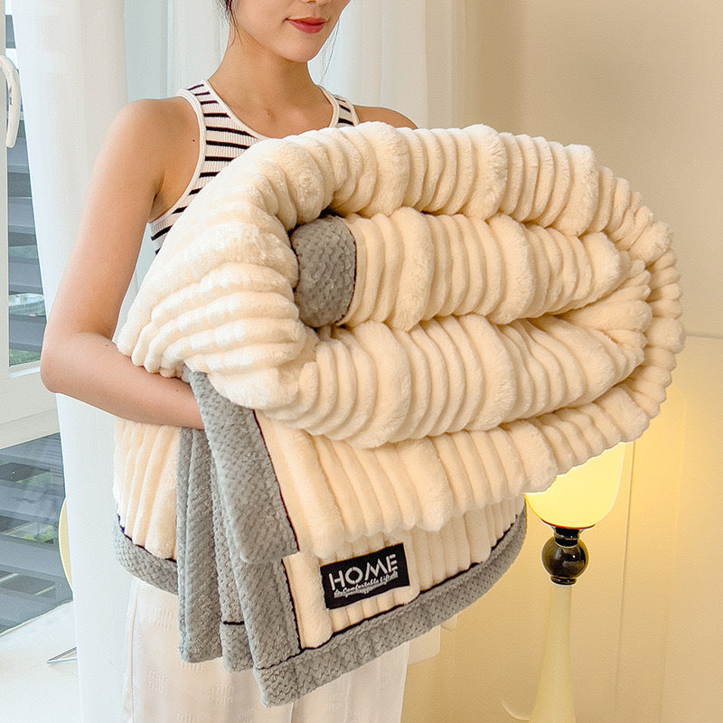 Ultra-Soft Reversible Fleece Blanket Kalsten
