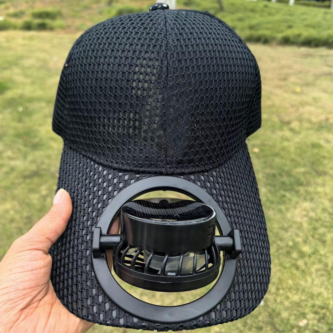 Breathable sports cap with removable USB fan Kalsten
