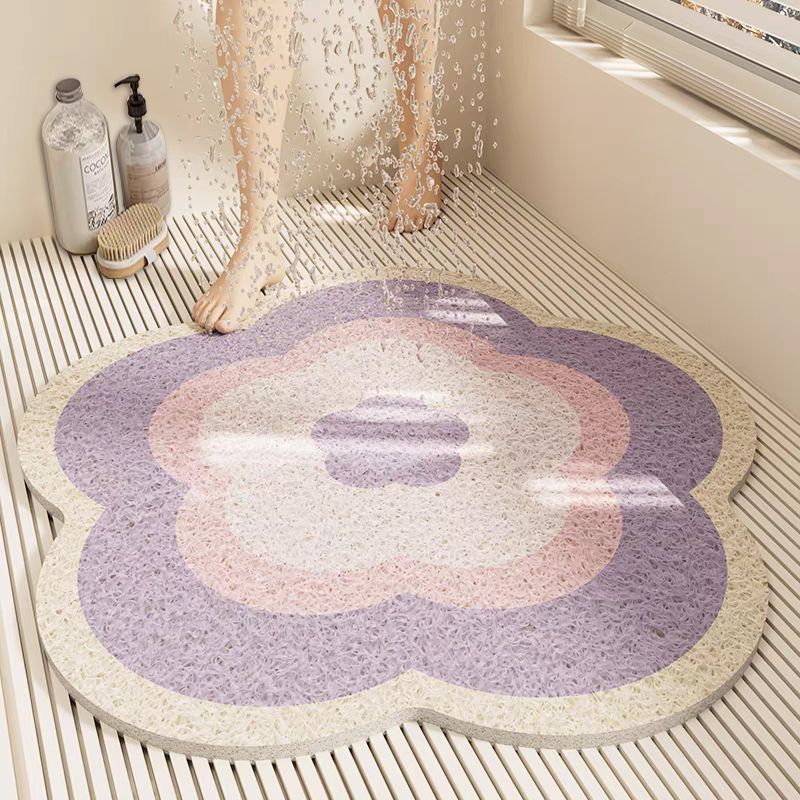 Floral Shaped Bath Mat Kalsten