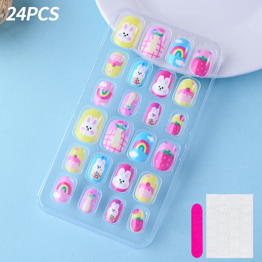 Themed Summer Beach Nail Art Press-On Nails Kalsten