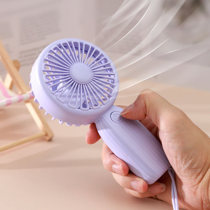 Women's Portable Mini Hand Fan with Flexible Strap Kalsten