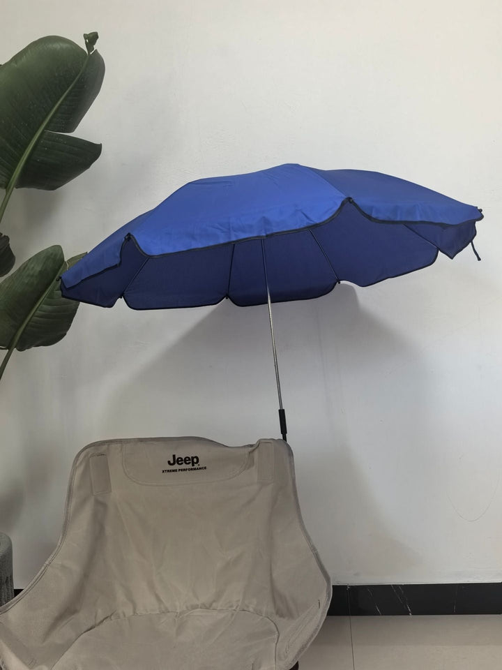 Women's Adjustable Beach Sunshade Umbrella with Ground Anchor Kalsten