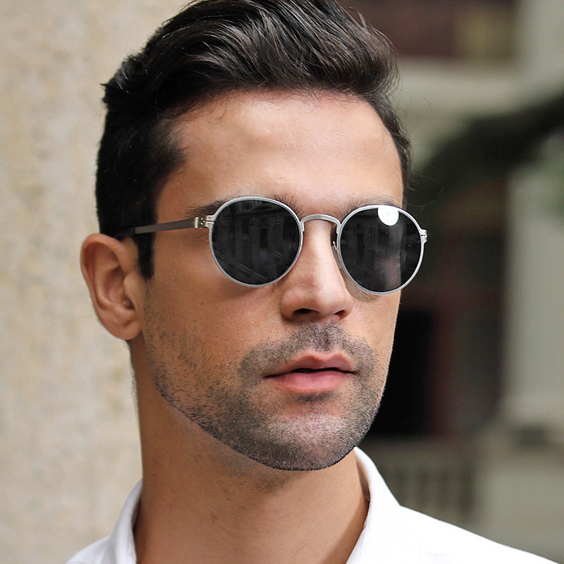 Ladies elegant round sunglasses with UV protection Kalsten