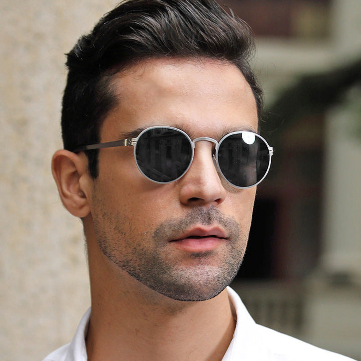 Ladies elegant round sunglasses with UV protection Kalsten