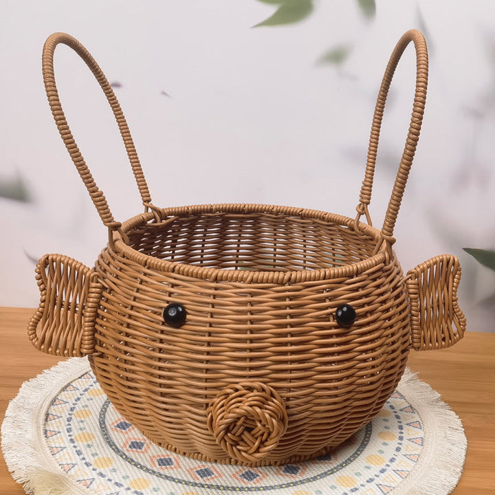 Women Diamond-shaped Handheld Basket Kalsten
