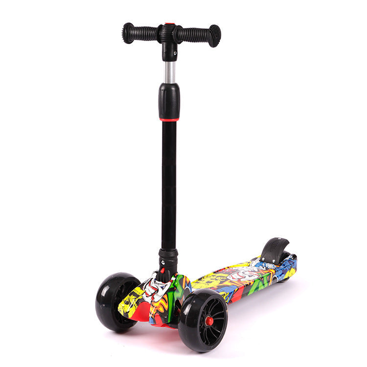Colorful Graphic Kick Scooter Kalsten