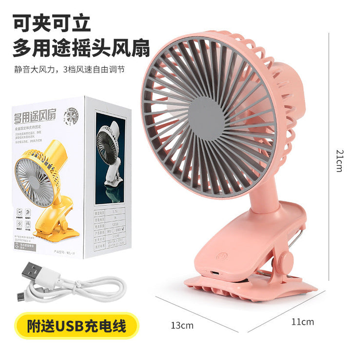 Ladies portable USB clip fan Kalsten