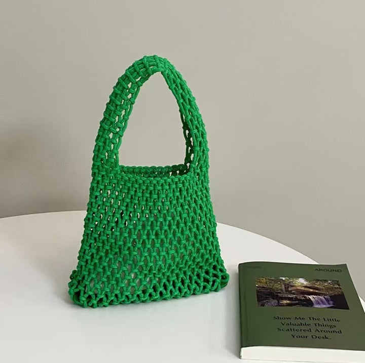 Macrame Tote Bag with Modern Design Kalsten