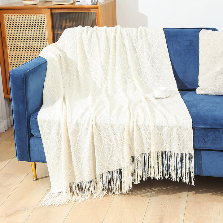 Ladies cozy knit blanket Kalsten