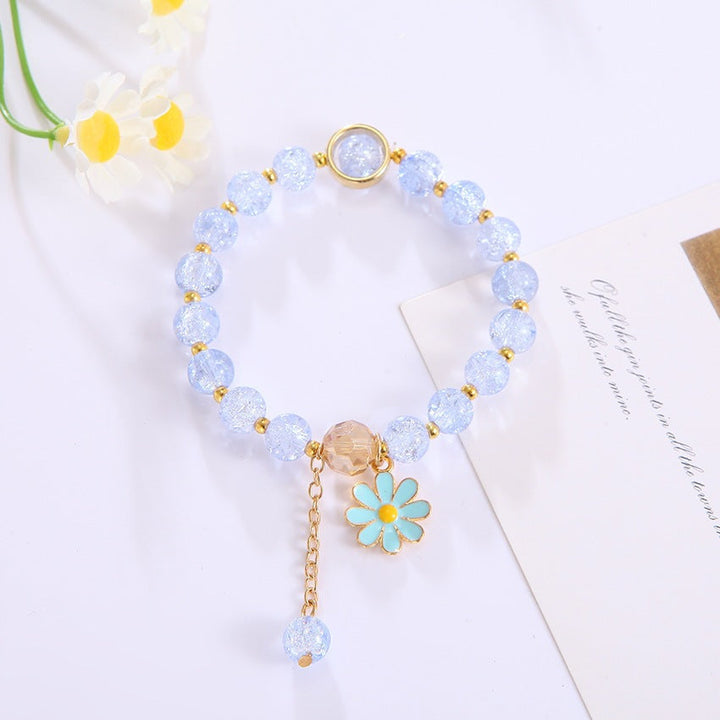 Elegant bracelet with flower pendant Kalsten
