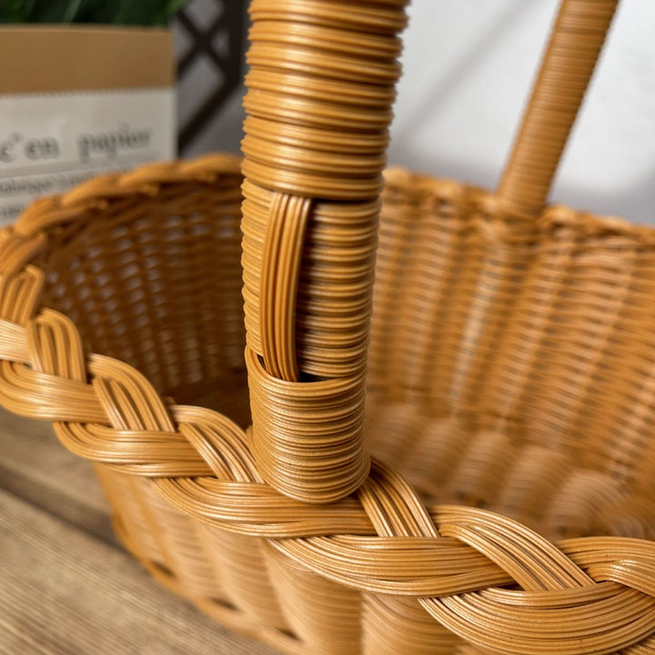 Ladies elegant braided shopping basket Kalsten