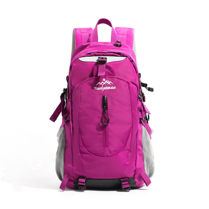 Unisex nan lightweight outdoor backpack with ergonomic back cushion, hydration bladder compartment and multifunctional external pockets Kalsten
