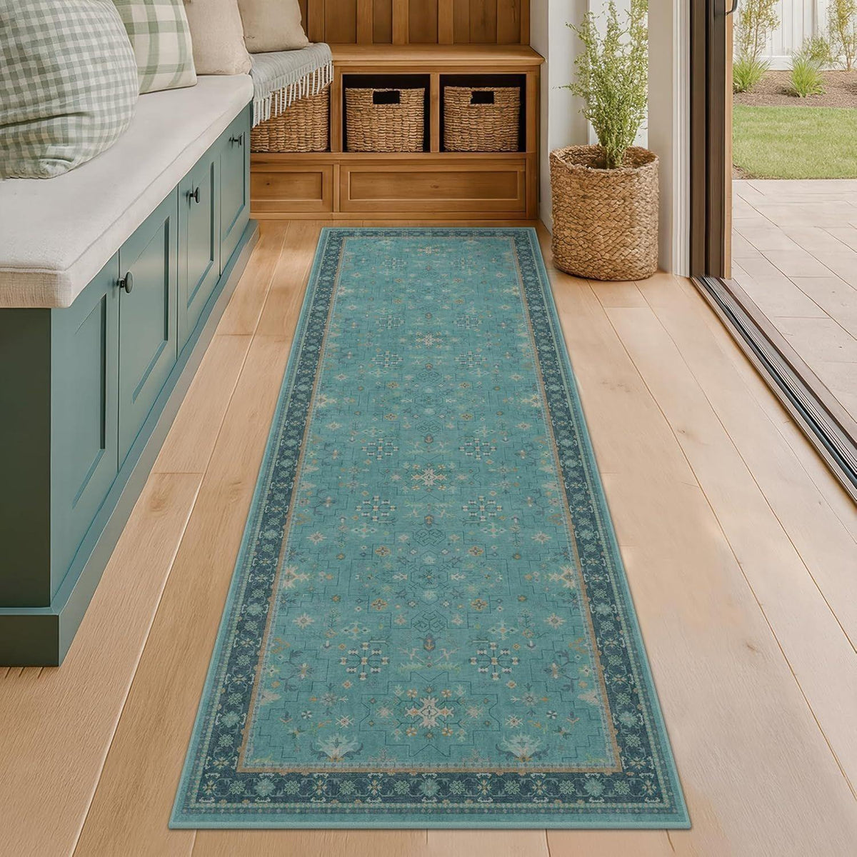 Vintage Floral Runner Carpet Acalora