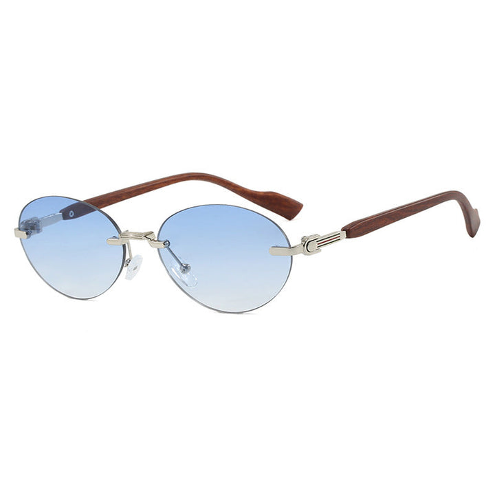 Women's fashionable sunglasses in elegant retro style with high-quality lenses and wooden details Kalsten