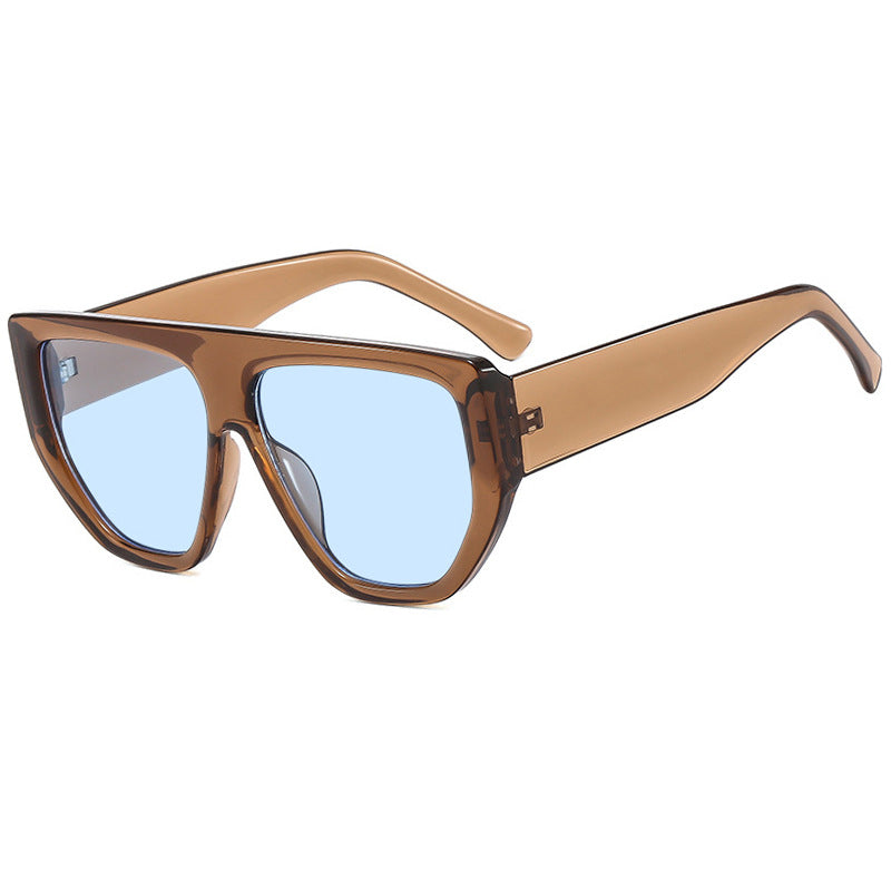 Women's fashionable oversized sunglasses with innovative Kalsten frame