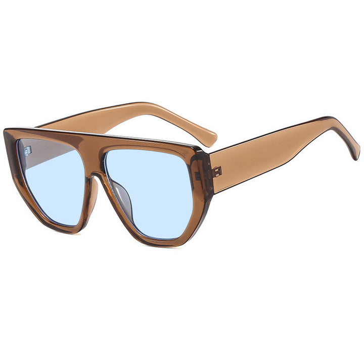 Women's fashionable oversized sunglasses with innovative Kalsten frame