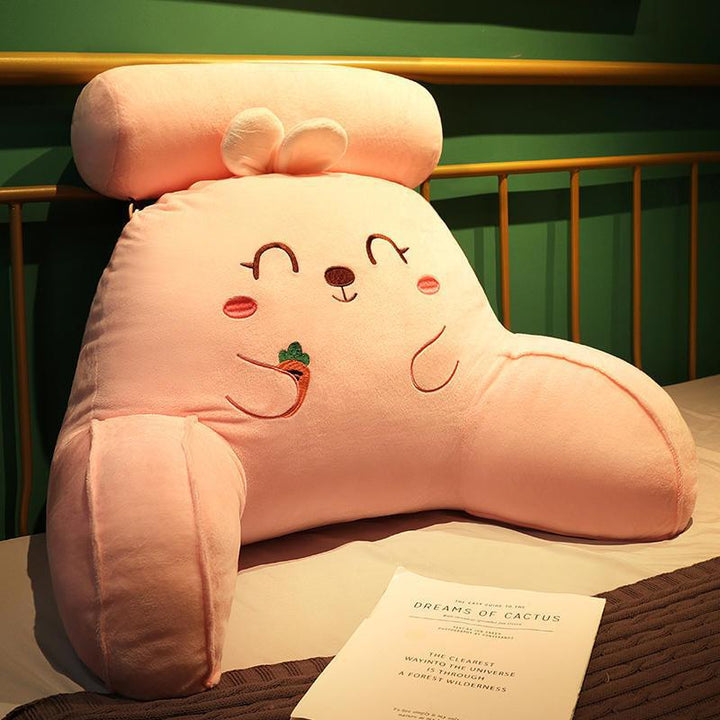 Plush back support cushion with unique vegetable design Kalsten