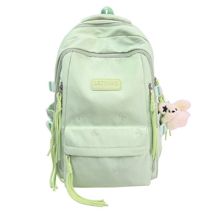 Casual Embroidered School Backpack Kalsten