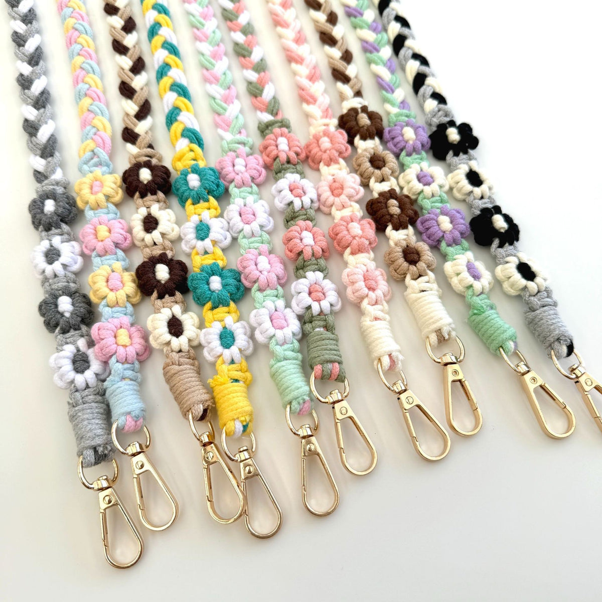 Handmade Macrame Floral Dog Leash Acalora