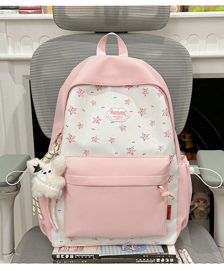 Playful Floral Print Backpack Kalsten