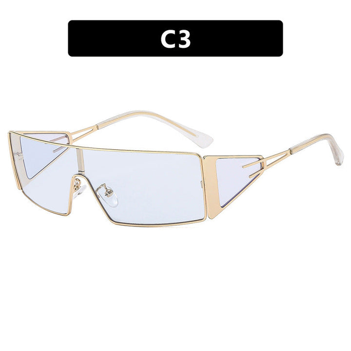 Women geometric sunglasses with futuristic design and durable frame Kalsten