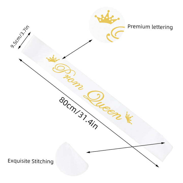 Ladies crown with festive sash set Kalsten