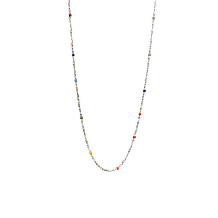 Dainty Multi-Colored Beaded Chain Bracelet Kalsten