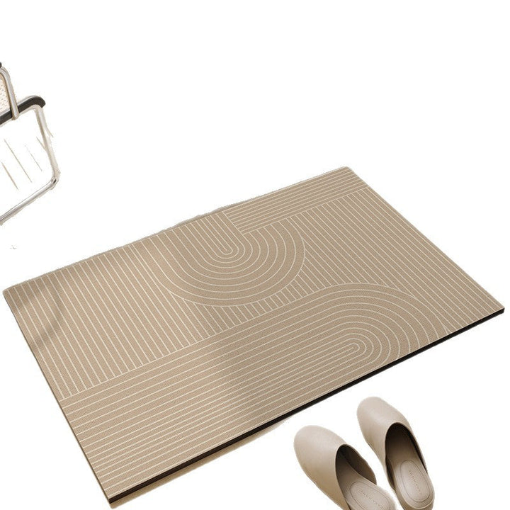 Modern Geometric Bath Mat Kalsten