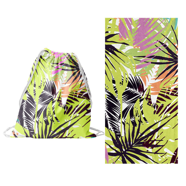 Multifunctional beach set with tote bag and towel Kalsten