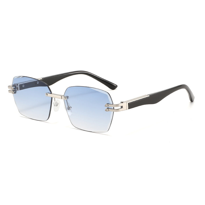 Men's Elegant Square Sunglasses with Wooden Temples Kalsten