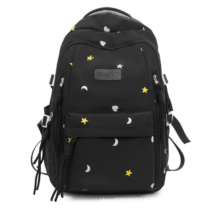 Multi-Pocket Embroidered Backpack Kalsten