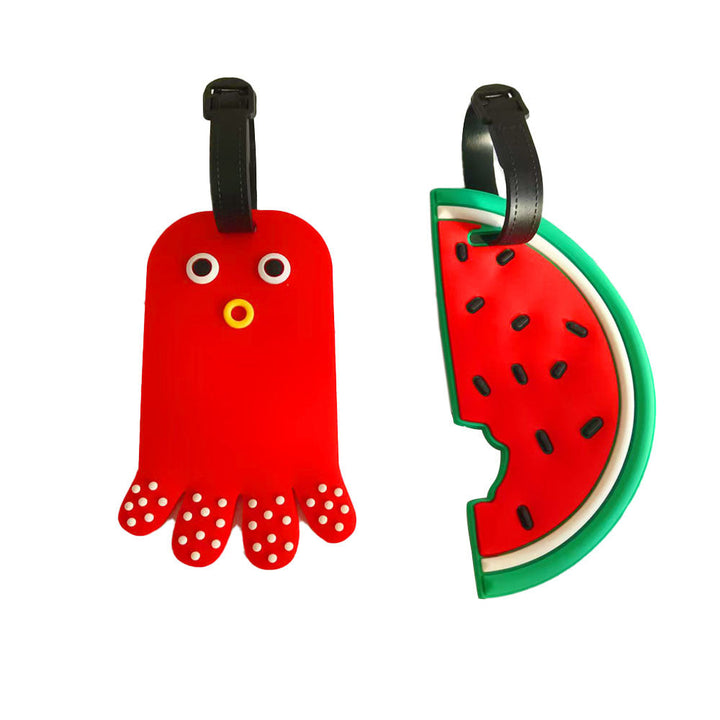 Unisex luggage tag in fruity lemon design Kalsten