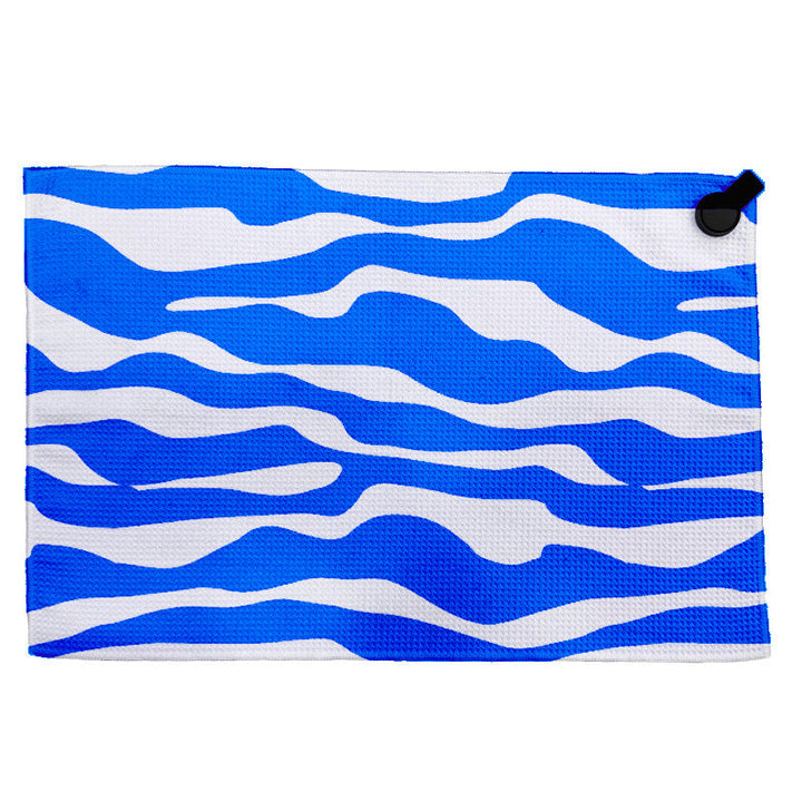 Towel with modern circular pattern Kalsten