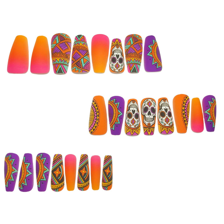 Art Nails In Creative Skull Design Kalsten