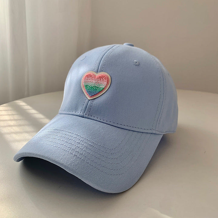 Women's Casual Heart Embroidered Baseball Cap Kalsten