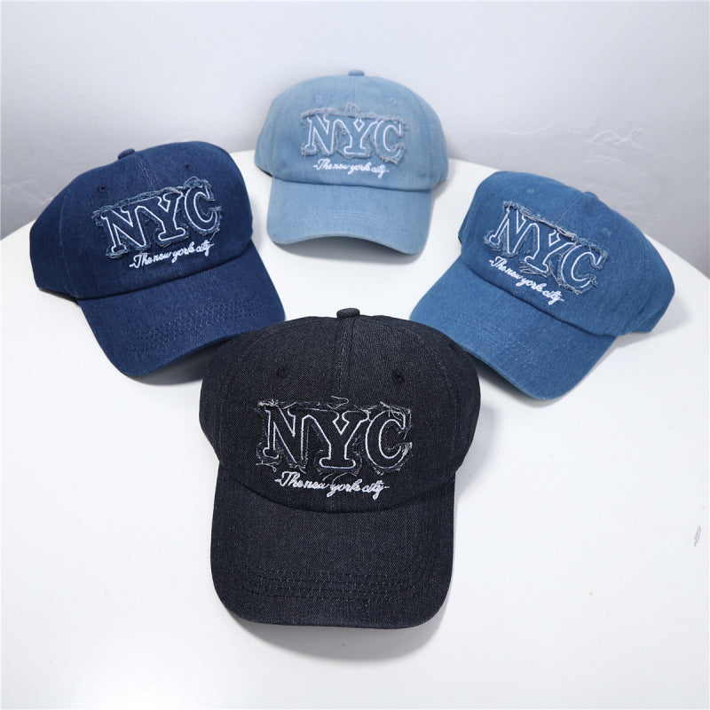 Women's Distressed Denim Baseball Cap Kalsten 1784084140