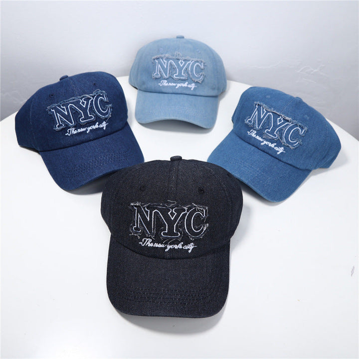 Women's Distressed Denim Baseball Cap Kalsten 1784084140