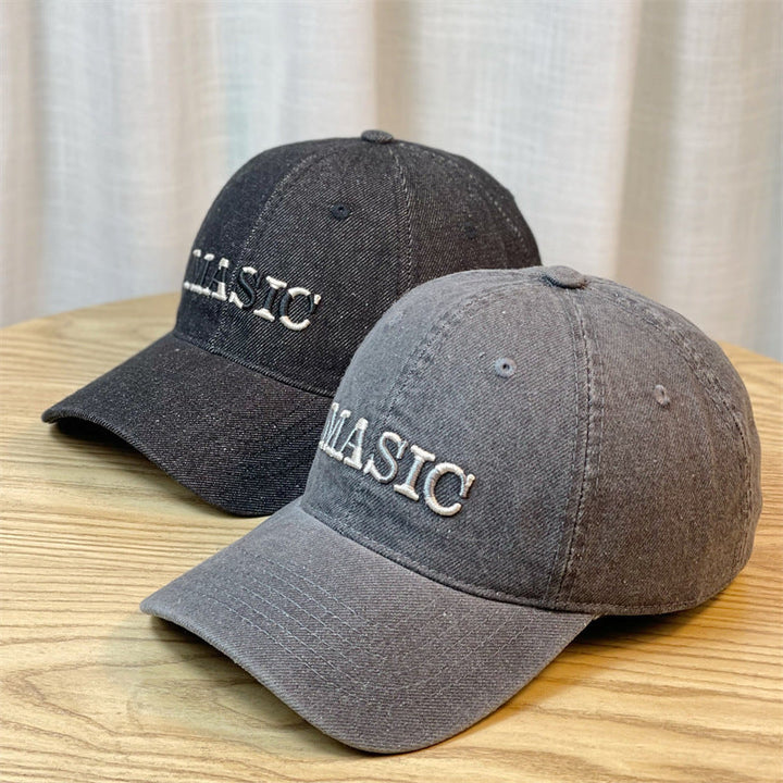 Women's Embroidered Denim Baseball Cap Kalsten