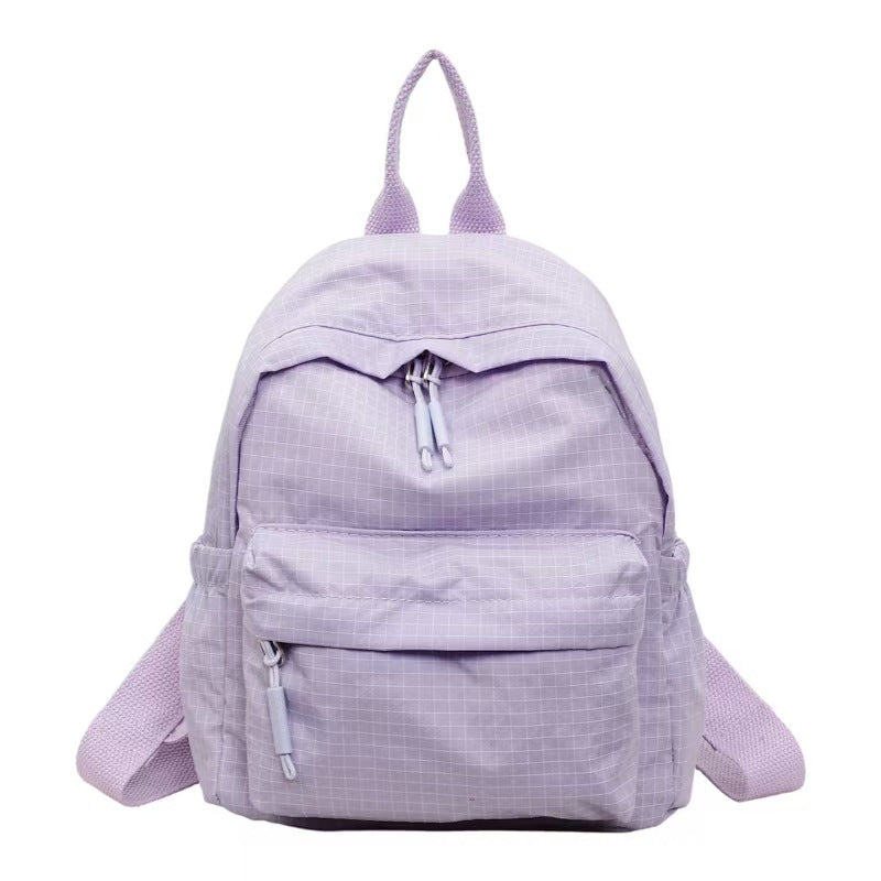 Grid Patterned Everyday Backpack Kalsten